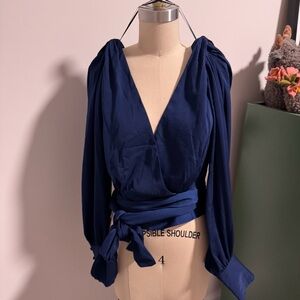 Banana Republic Wrap Blouse Size 4